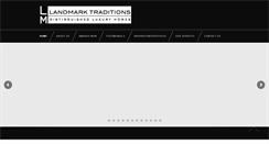 Desktop Screenshot of landmarkluxuryhomes.com
